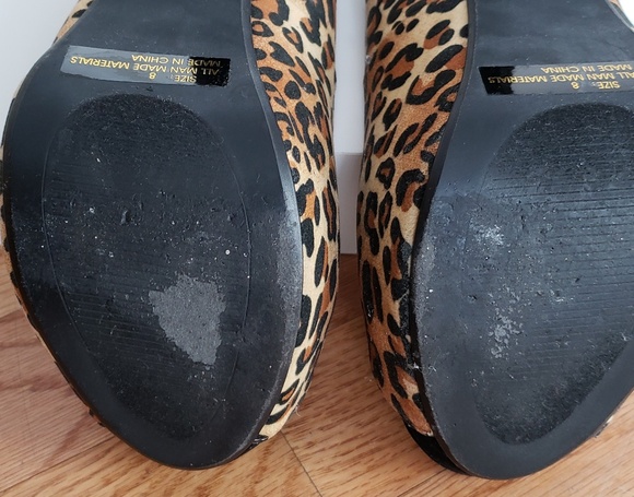 Charlotte Russe Leopard Corset Peep Toe Heel, Sz 8 - Picture 7 of 8